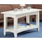 Alaterre Furniture Shaker Cottage Bench with Shelf, Ivory ASCA03IV - alternate 5